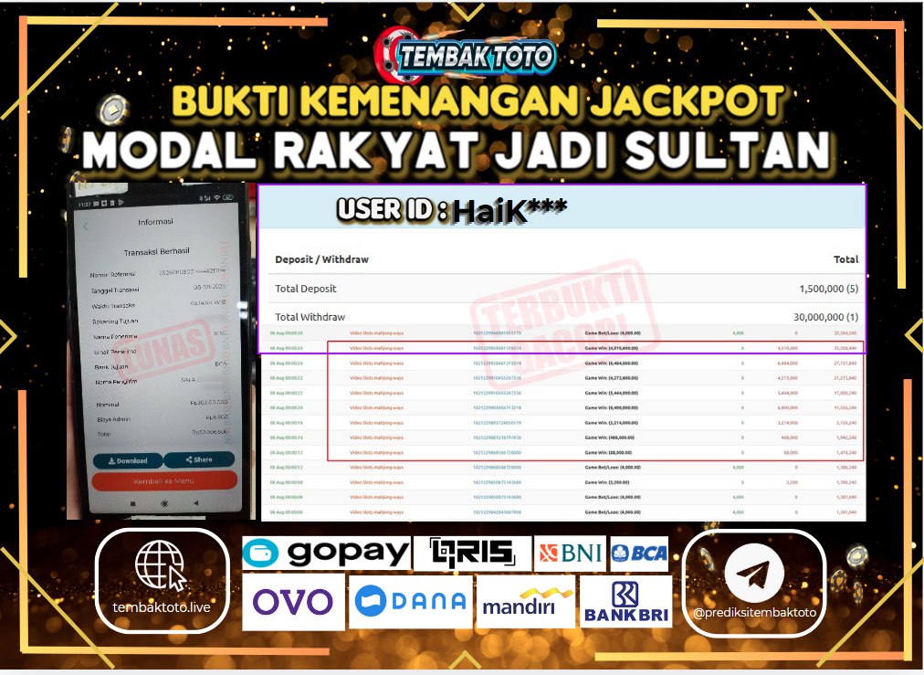 BUKTI JACKPOT HARI INI 8 AGUSTUS 2024 DI PG SOFT