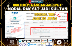 BUKTI JACKPOT HARI INI 22 SEPTEMBER 2024 DI 5D GAMES