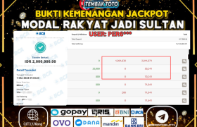 BUKTI JACKPOT HARI INI 1 OKTOBER 2024 DI PP GAMES