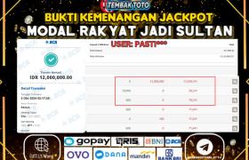 BUKTI JACKPOT HARI INI 2 OKTOBER 2024 DI PP GAMES