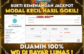 BUKTI JACKPOT HARI INI 18 OKTOBER 2024 DI PP GAMES