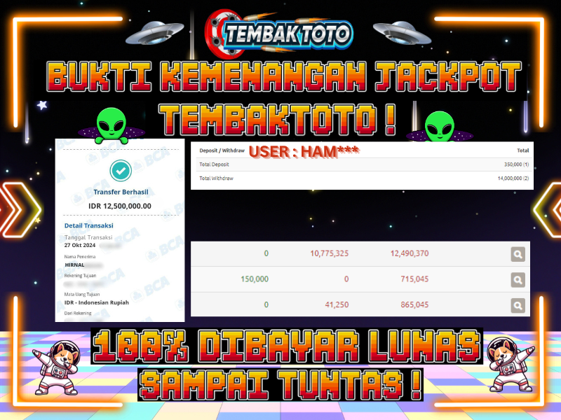 BUKTI JACKPOT HARI INI 27 OKTOBER 2024 DI PP GAMES