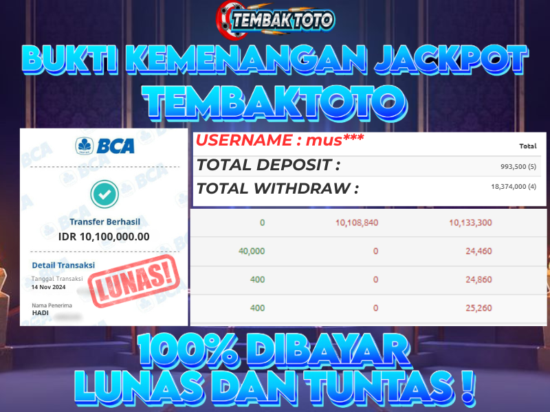 BUKTI JACKPOT HARI INI 14 NOVEMBER 2024 DI PP GAMES