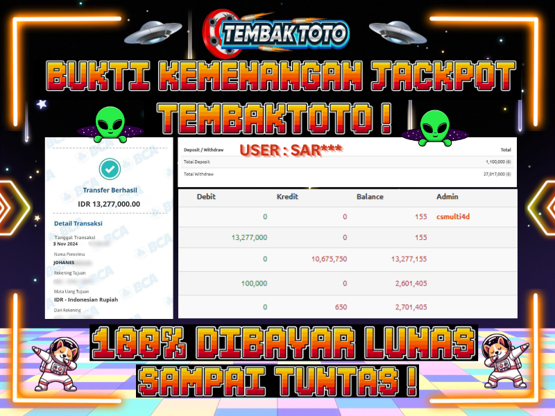 BUKTI JACKPOT HARI INI 3 NOVEMBER 2024 DI PP GAMES