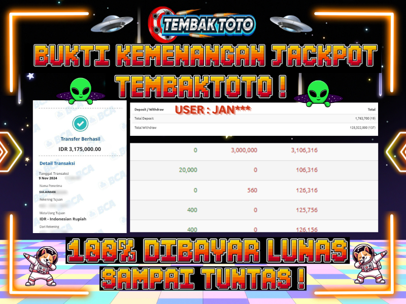 BUKTI JACKPOT HARI INI 9 NOVEMBER 2024 DI PP GAMES