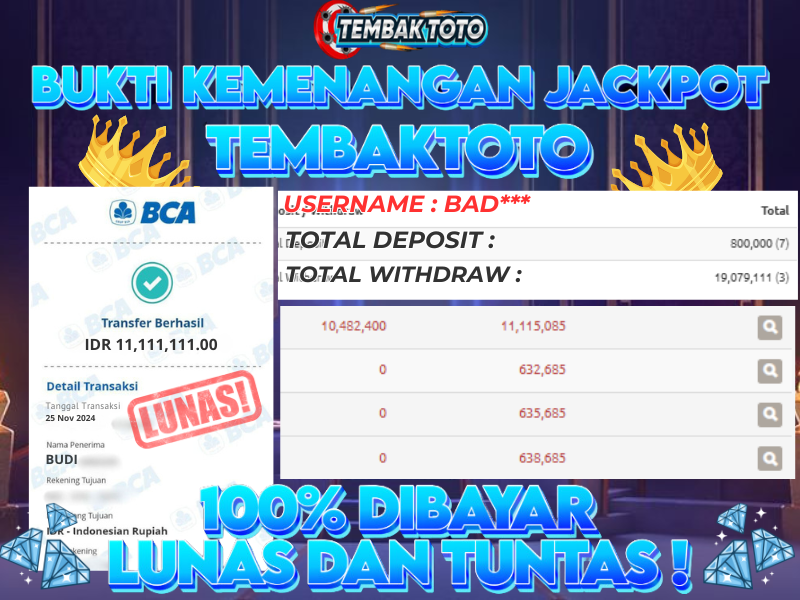 BUKTI JACKPOT HARI INI 24 NOVEMBER 2024 DI PG GAMES