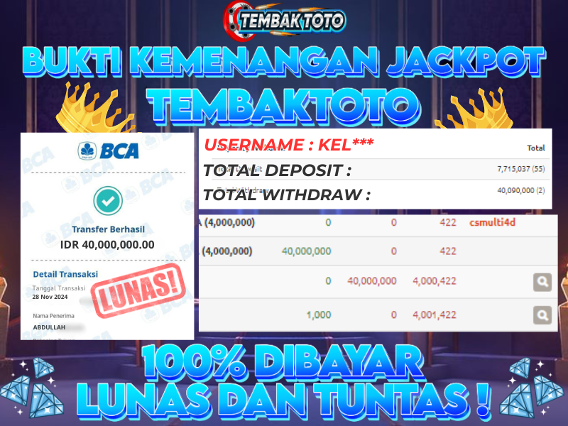 BUKTI JACKPOT HARI INI 28 NOVEMBER 2024 DI PG GAMES